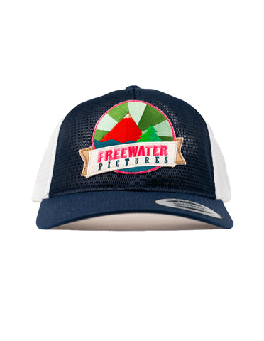 TRUCKER/NET CAP - Blue/White