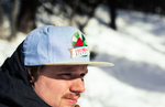 NEW FREEWATER CAP - Baby blue/beige suede